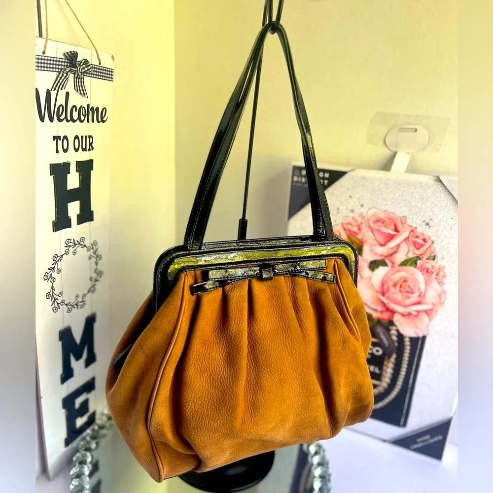 Kate Spade vintage Monica Lady Frames leather shoulder bag